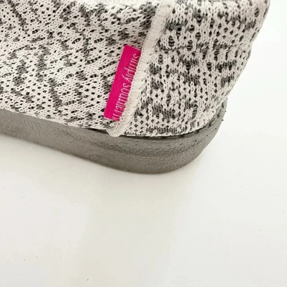 SIMPLY SOUTHERN Womens Size 10 Slip On Shoe Breeze Grey/White - Picture 3 of 8